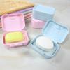 Caja de Jabón Portátil con Tapa Sellada para Viaje Impermeable para Baño de Casa Inodoro Lindo Portajabón con Cierre Caja de Jabón