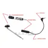 Grabadora de Radio y TV Altavoz para Baile Cuadrado Micrófono Receptor Modificación de Motocicleta DIY Hebilla de Base de Plástico