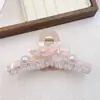 Clip de Flor Nuevo Primavera y Verano Estilo Dulce Fresco Versátil Pinza de Tiburón Pinza para el Cabello Pinza para el Cabello