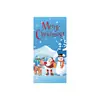 Fábrica de Comercio Exterior Transfronterizo de Amazon Tela Colgante de Fondo Navideño Pancarta de Puerta Cubierta de Puerta Decoración Pareados Decoración Festiva Personalización