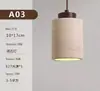 Luminária pendente de cabeceira de quarto vintage em estilo retrô wabi-sabi, travertino amarelo, adequada para pousadas, hotéis e restaurantes, da fábrica de iluminação Zhongshan