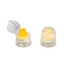 Tampa de Válvula Bico Esportivo Bebida Funcional Tampa de Bico Plástico Tampa de Garrafa Flip-top Garrafa de Água Mineral Tampa de Conversão com Canudo de Silicone