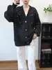 Cardigan de Punto de Longitud Media Nuevo Estilo Otoño e Invierno 2026 Estilo Coreano Holgado con Diseño de Lentejuelas y Perlas Chaqueta Suéter para Mujer Moderna