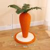 Columna vertical de sisal para gatos tabla rascadora para gatos zanahoria color plato giratorio para gatos Juguete de Garra Mágica para gatos al por mayor