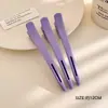 Pinzas para el Cabello de Colores que No Marcan para Mujer, Adecuadas para Maquillaje, Lavado de Cara y Peinado; Pinzas de Pato Especializadas para Posicionamiento de Uso Lateral en Salones de Belleza, Pinzas para Flequillo, Pasadores