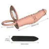 Juguete Sexual de Silicona Desgastable de Doble Anillo para Hombres y Mujeres, Una Pieza Envío Directo