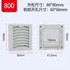 Grupo de Tela de Filtro de Ventilação para Ventilador ZL-803/804/805/806 Filtro de Grade para Ventilador de Gabinete Tela à Prova de Poeira