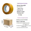 Fita transparente branca 50mm em estoque, fita de alta viscosidade, rolo grande para fechamento de caixas, embalagem expressa, fita adesiva transparente para vedação