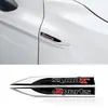TURBO logo de coche pegatina de coche deportivo decoración modificada personalidad tabla de hojas logo lateral metal SUV universal cubierta antiarañazos