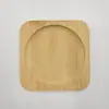 Posavasos de Bambú Manteles Antideslizantes para Escritorio Manteles para Restaurante Occidental Alfombrillas de Café Astillas de Madera de Bambú Esteras Aislantes Redondas Cuadradas