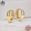 Pendientes Minimalistas Aifule Estilo Ins Lisos de Plata Pendientes Joyería de Plata de Ley S925 Pendientes para el Trabajo Joyería