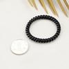 Anillo para el cabello con línea telefónica japonesa y coreana, sin rastro, negro, grande, pequeño, para teléfono, cuerda para el cabello, banda de goma para el cabello, cuerda fina para la cabeza