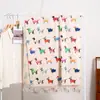 Cachecol de Cashmere Sintético com Estampa Digital para Mulheres, Xale Espesso com Franjas Outono/Inverno, Padrão Floral da Moda, Cachecol Longo Versátil