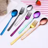 Cuchara de acero inoxidable 304, tenedor para comer en el hogar, cuchara coreana, cuchara, cuchara, cuchara coreana, cuchara de mango largo, cuchara para mezclar, cuchara para sopa