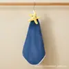 Toalla de Mano Creativa que se Puede Colgar, Toalla de Mano Pequeña Linda, Engrosada, Absorbente, Secado Rápido, Sin Pelusa, No se Descolora, Paño de Mano