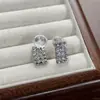 Clip de Oreja Geométrico de Perlas de Gama Alta Retro para Mosquiteros, Pendientes de Lujo Nicho Accesible, Elegantes Sin Agujeros en las Orejas, Pendientes Pequeños Simples con Fragancia