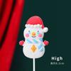 Decoração de Bolo de Natal 2025 Cola Macia Desenho Papai Noel Alce Plug-In Meninos e Meninas Acessórios de Confeitaria