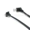 Cabo Personalizado USB 3.0 Am com Curva para Cima - Micro USB com Curva para Baixo Periférico de Computador Transferência de Vídeo para TV