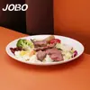 Plato Redondo de Melamina Comercial Jobo de 10 Pulgadas Plato Plano para Buffet Plato para Arroz Frito y Fideos Fritos