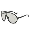 Gafas de Sol Estilo Europeo y Americano con Montura Grande, Gafas de Sol Integradas, Protección UV, Lentes de Sol de Moda Callejera