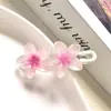 Horquilla de Flor Dulce Clip BB Estilo Occidental Infantil Tocado Lindo Flor de Cerezo Niña Pequeña Accesorios para el Cabello Flequillo Mechones Laterales Clip