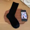 Meias Grossas de Cor Lisa para Outono e Inverno até o Joelho para Mulheres, Estilo Japonês Ins Versátil Meia-Calça Pós-Parto, Podem ser Empilhadas ou Puxadas Longas