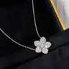 Colar Castelo da Porta da Felicidade Full Diamond para Mulheres 2026 Nova Moda Luxo Leve Design de Nicho Corrente para Clavícula Joias Personalização