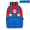 Mochila Escolar 3D Transfronteriza de Super Mario Brothers Mario Biji Mochila de Gran Capacidad Mochila Totalmente Estampada