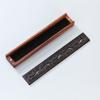 Caja de incienso extraíble Ébano sin ácido traje de viaje de madera quemador de incienso retro para interior quemador de incienso de agarwood