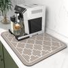 Tapete de cocina transfronterizo de Amazon, tapete absorbente de diatomeas suave, posavasos, tapete de lavado, cuenco, palillos, tapete de drenaje antideslizante