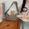 Bolso Bandolera de Cuero Muye para Mujer Otoño/Invierno 2026 Gran Capacidad Bolso Dumpling Algodón Relleno Simple Versátil Bolso de Hombro
