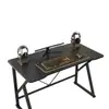 Mesa de computador, design simples e moderno, adequada para uso doméstico, estudo, jogos e trabalho de escritório; um conjunto completo de móveis de escritório