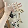 Lanyard para teléfono, estilo cruzado, diseño colorido inspirado en la dopamina, correa larga ajustable para funda de teléfono, cordón de seguridad antirrobo para teléfono