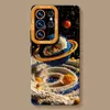 Aplicable para funda de teléfono Samsung s26ultra pintura al óleo tren s25/24plus verano s23 silicona cobertura total s22 set