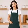 Delantal extra grande, impermeable, con doble correa ajustable y correa para el cuello, delantal de trabajo, logo personalizable, directo del fabricante