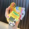 Mini consola de juegos rusa portátil Panda llavero colgante de bolsa llavero de coche pequeño regalo al por mayor