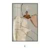 Galería de Arte Qiao Jia Sala de Estar Minimalista Pintura Decorativa Pared de Fondo de Sofá Pintura de Piso Abstracta Colgante de Entrada Pintura de Pasillo Al Por Mayor