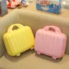 Estojo de Maquiagem Rígido Bolsa Satchel Estéreo 3D Mala 14 polegadas Lembrança Desenho Animado Fofo Caixa de Presente Suprimentos de Casamento