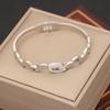Joias Novas Transfronteiriças, Pulseira de Olho com Gotejamento de Óleo, Pulseira Personalizada de Aço Inoxidável, Pulseira de Coração Fashion B441