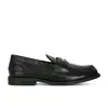 Versão Couro Moedas de Ouro Mocassins Femininos Estilo Britânico Versátil Solado Grosso Faz os Pés Parecerem Menores Salto Baixo Slip-ons JK Sapatos Pequenos de Couro Sapatos Individuais