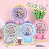Traje de Disfraz para Uñas de Princesa de Dibujos Animados Pegatinas para Uñas Infantiles Hechas a Mano DIY Pegatinas para Uñas con Cuentas Juguetes de Joyería