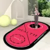 Cuerda de Saltar Fitness Alfombrilla Insonorizada Amortiguadora de Impactos Alfombrilla de Entrenamiento de Barro de Diatomeas Alfombrilla de Yoga Interior para el Hogar Antideslizante Silenciosa Alfombrilla Ovalada para el Suelo
