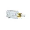 Botella de esencia redonda recta de fondo grueso escalonado de hombro plano de 30 ml 50 ml, boca 18, gotero de vidrio, material de embalaje para botella de aceite esencial