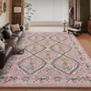 Sofá Grande de Área Transfronteriza, Mesa de Café, Dormitorio, Mesita de Noche, Estudio, Estilo Bohemio, Resistente a Manchas, Antideslizante, Alfombra de Terciopelo de Cristal