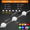Fuente de Luz Puntual Iluminación Exterior de Edificios Impermeable LED Exterior Pared Aluminio Diamante Incrustado Cubierta de Cristal Luz de Píxeles de Colores 512