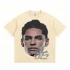 Stevie Will King Ryan Garcia Boxe Transfronteiriço Americano Retrô Gola Redonda Manga Curta Camiseta Casal Verão