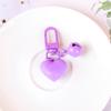 Cor Mini Love Bell Keychain Pingente Pequeno Requintado Simples Temperamento Porta Fivela Saco Acessórios Pendurados Ornamentos