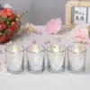 Copo Vazio para Vela Decoração de Casamento Criativa Europeia e Americana Romântica Dia dos Namorados Suporte de Vela de Vidro Decoração de Casa Vela Aromática DIY