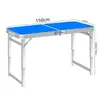 Mesa plegable de gran venta transfronteriza para puestos, mesa portátil rectangular para decoración y ceremonias de inauguración, mesa plegable para puestos callejeros sencillos