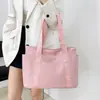 Nova bolsa feminina 2025, moderna e versátil, bolsa de ombro, bolsa transversal, grande capacidade, bolsa tote para o trabalho, bolsa de mão casual